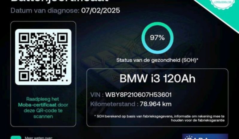 BMW – MODELO: I3 120 AH lleno